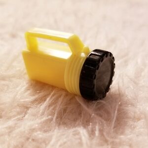 Yellow and Black Miniature Doll Flashlight